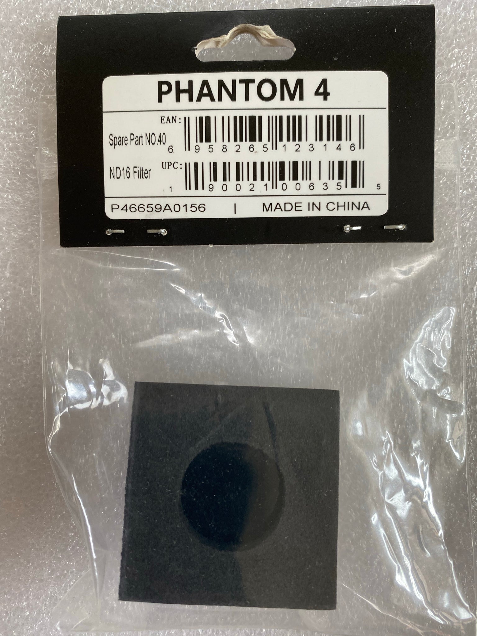 Phantom 4 Part No. 40 ND16 Filter